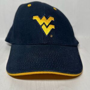 West Virginia University WVU Cap Snapback Hat Signatures Blue Gold OSFM